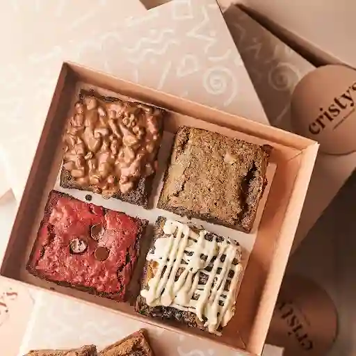 Caja 4 Brownies Enteros