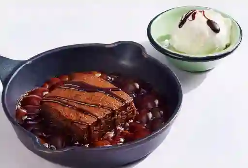 Brownie Con Helado