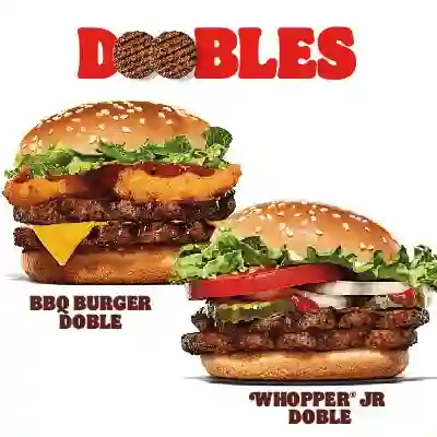 Dobles Bbq Burger Doble + Whopper Jr ...