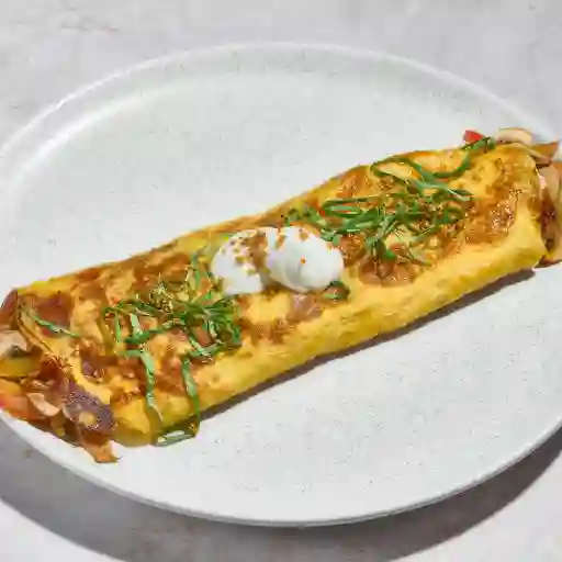 Turbo Omelette De Búfala Y Tomate