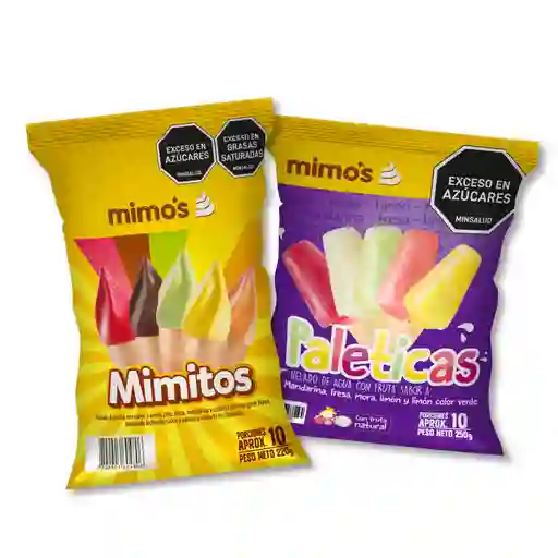 Promo Bol Mimitos X10 Y Bol Paleticasx10