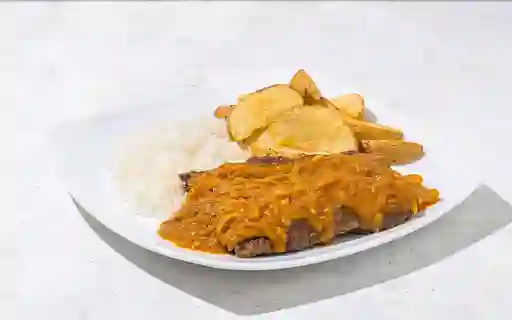Sobrebarriga En Salsa Criolla