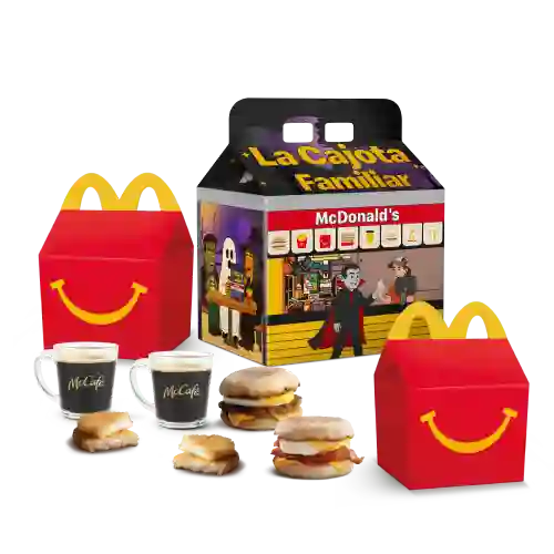 Cajota Familiar Feliz Desayuno Para Cuatro Personas