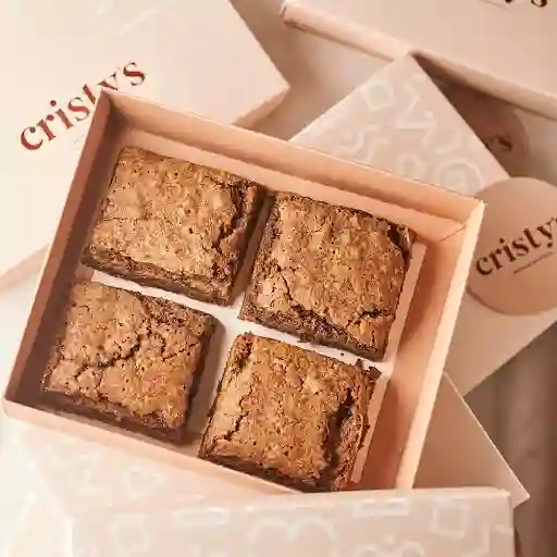Caja 4 Brownies Enteros