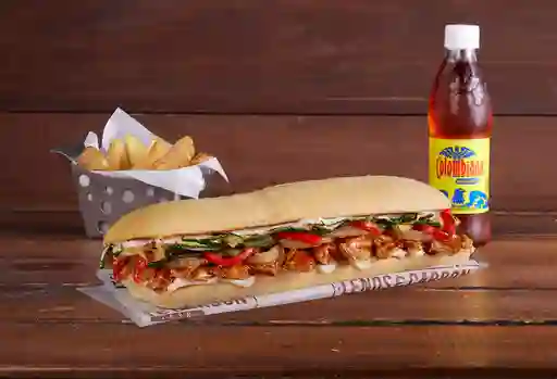 Combo Sandwich De Pollo A La Parrillla