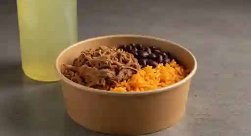 Bowl res tradición + Bebida