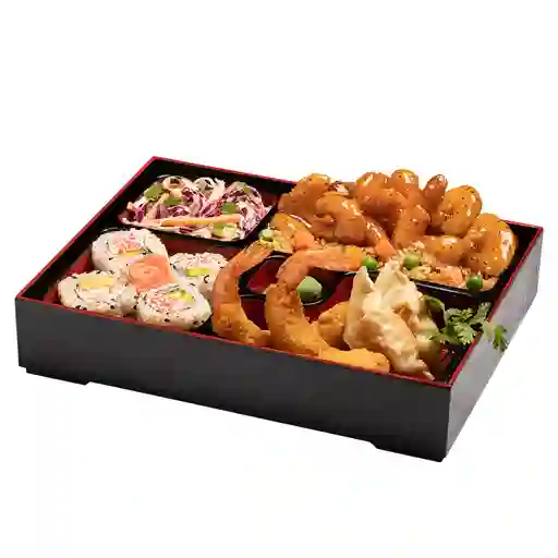 Bento Deluxe Camarones Mandariyaki