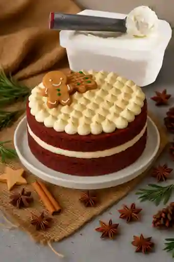 Cake Redvelvet Pequeño + Litro Helado