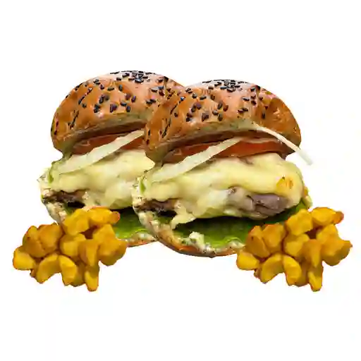 2x1 Monster Cheese + 2 Papas