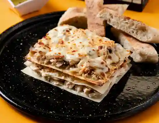 Lasagna Pollo Y Champiñones