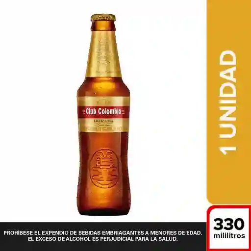 Cerveza Club Colombia Dorada Bot. 330ml