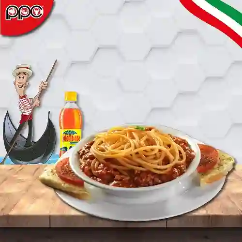 Spaghetti Con Bebida