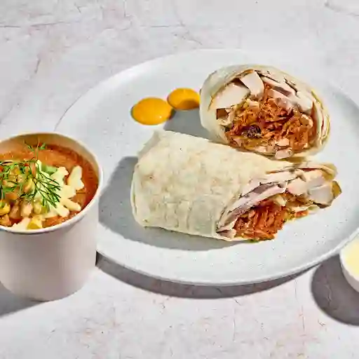 Combo Wrap Pollo Crispy + Sopa Mexicana
