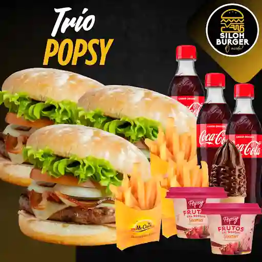 Combo Burger Popsy Trio