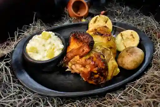 1/4 Pollo Pechuga Y Ala