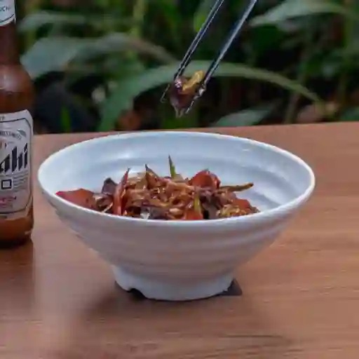 Chili Garlic Udon Lomo De Res