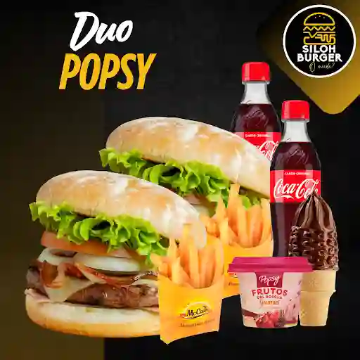 Combo Burger Popsy Duo