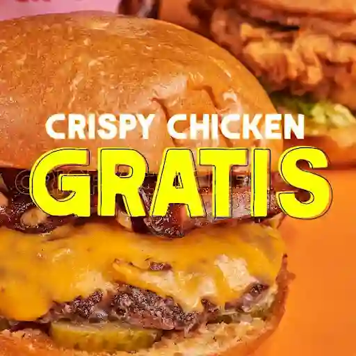 Combo Bacon Cheese+crispy Chicken Gratis