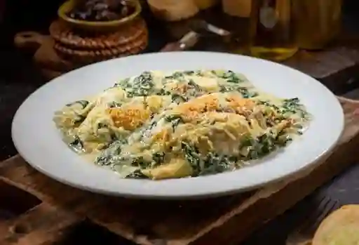 Crepes De Pollo Espinaca