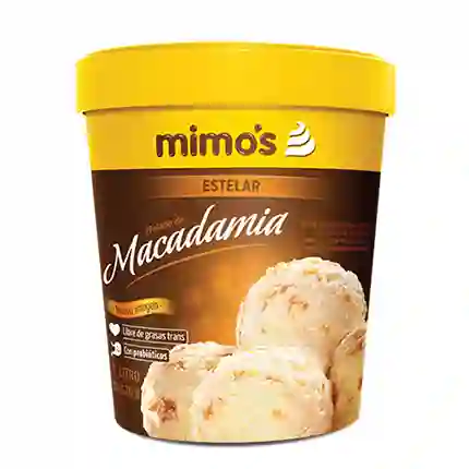 Litro Helado Estelar Macadamia