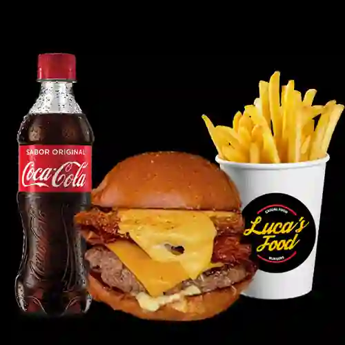Monchis Con Papas Y Gaseosa