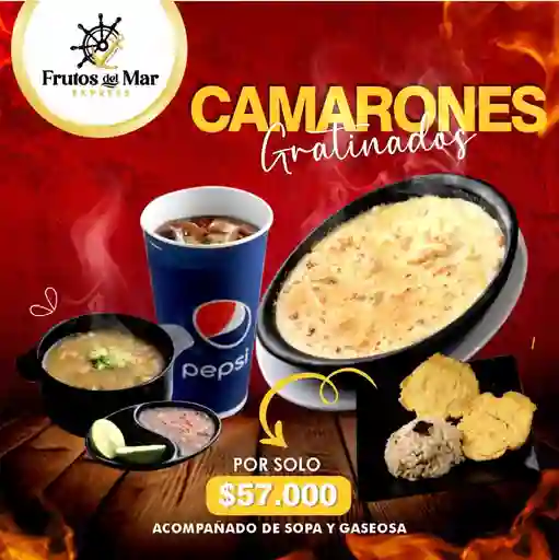 Camarones Gratinados