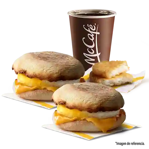 2mcmuffin Huevo Y Queso + 1 Americano + 1 Hashbrown