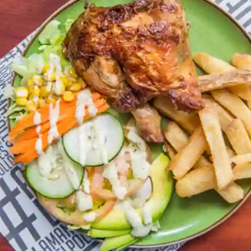1/4 Pollo A La Brasa A La Peruana