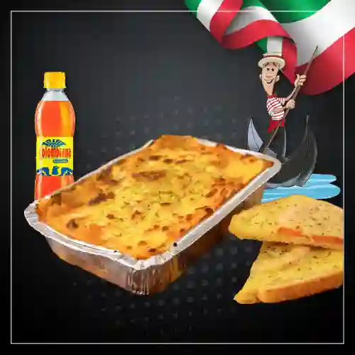 Lasagna Mixta Mediana  Bebida