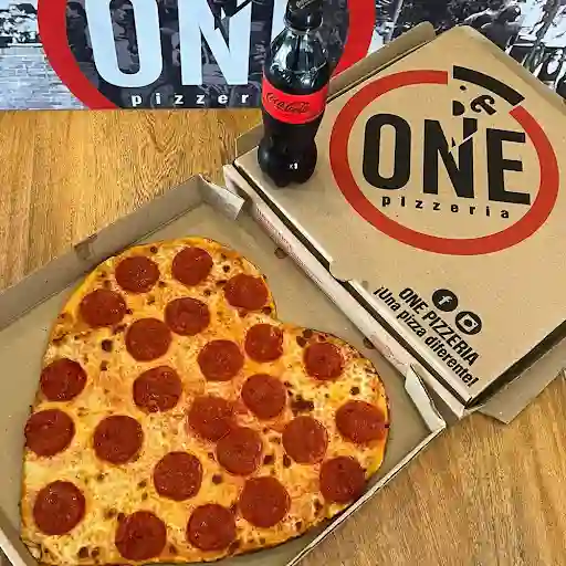 Pizza Pepperoni Corazón