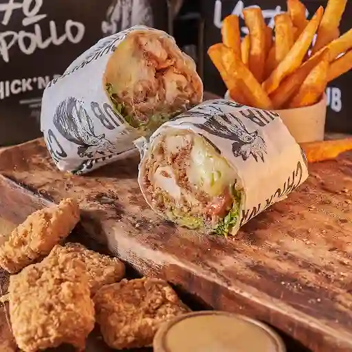 Combo Wrap + 4 Nuggets + Francesas