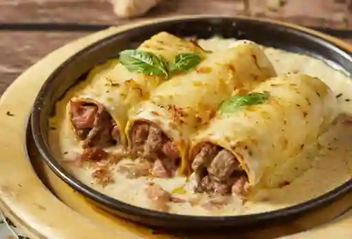 Canelones Carbonara Stroganof