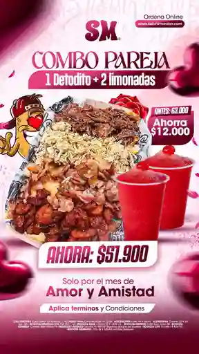 Salchipapa Dtodito + 2 Limonadas