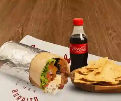 Promo Burro Bravo + Bebida + Nachos