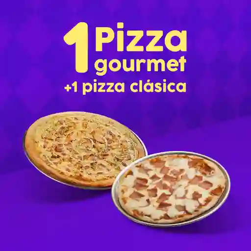 Pizza Clasica + Pizza Gourmet