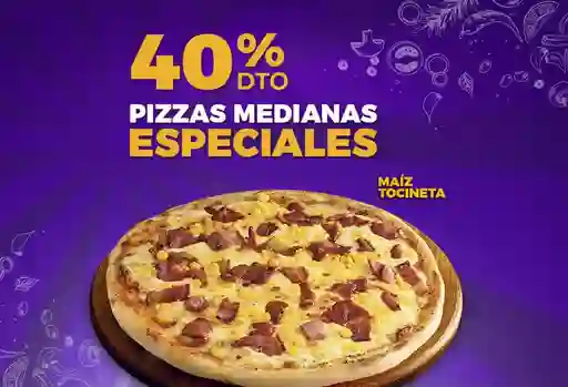 Medianas Especiales 40% Dto Pizzas Rappi