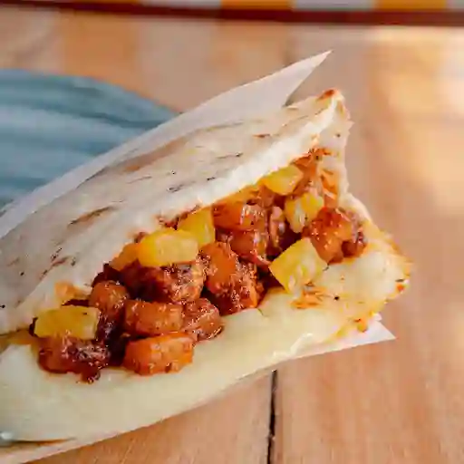 Arepa De Lomo Al Pastor