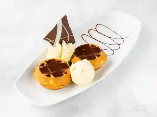 Mini Waffles De Chocolate