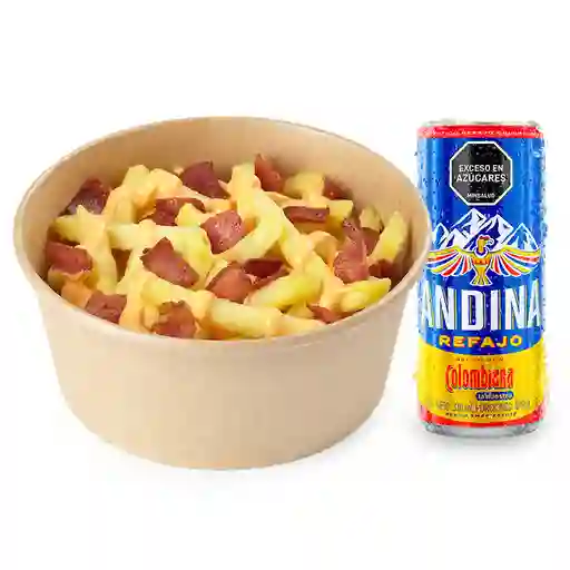Combo Papas Queso Y Tocineta