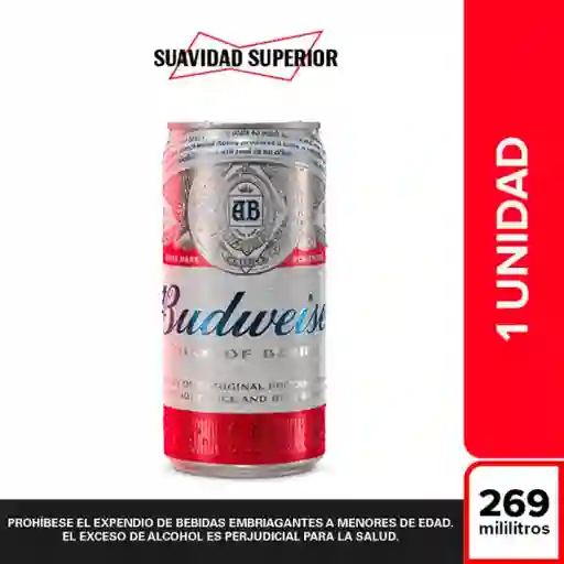 Cerveza Budweiser Lata 315ml