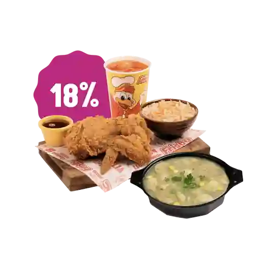 Combo Frisby Clásico, Sopa