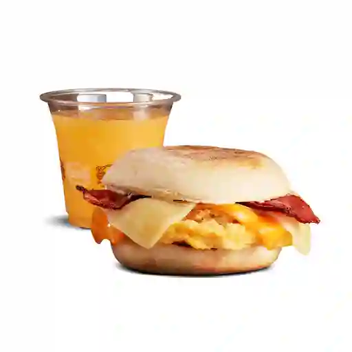 Desayuno 3 Quesos Tocineta En Combo