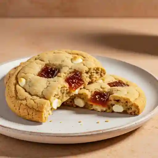 Galleta De Chocolate Blanco Y Bocadillo