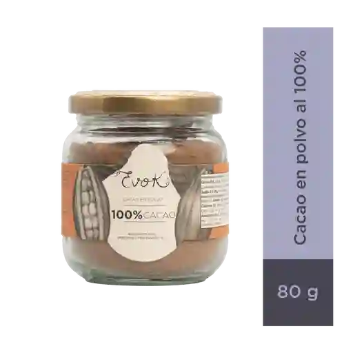 Cacao En Polvo 100% 80g
