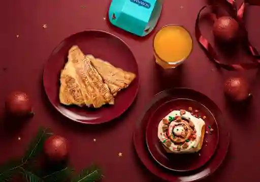 Brunch Personal Navideño & Cinnabon