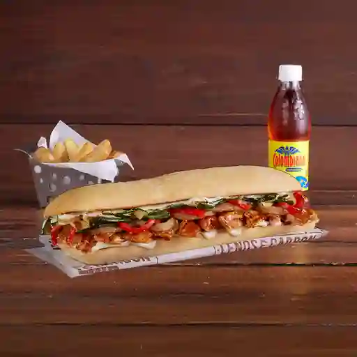 Combo Sandwich De Pollo A La Parrillla