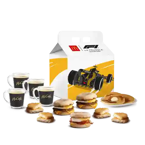 Cajota Familiar Clásica Desayuno Para Cuatro