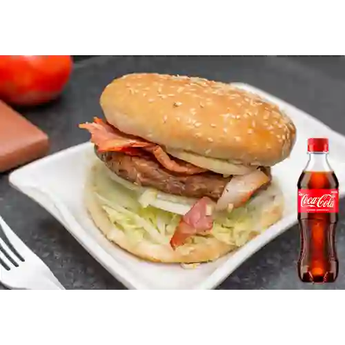 Combo Hamburguesa Casa Y Coca Cola 400ml