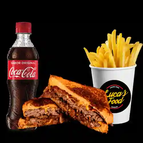 Monster Con Papas Y Gaseosa