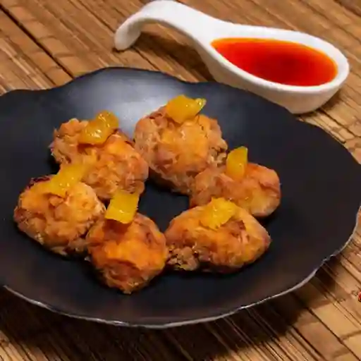 Crocantes De Cerdo En Salsa Agridulce